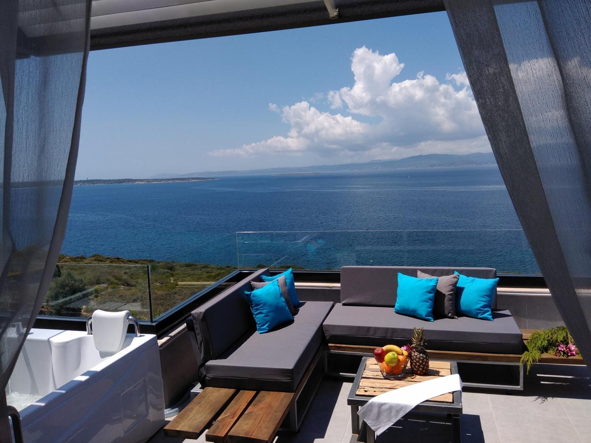 Mavi Panorama Villa Чесме Екстериор снимка